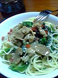 ほうれん草スパゲッチ
